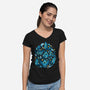 Parrot Stars-Womens-V-Neck-Tee-Vallina84