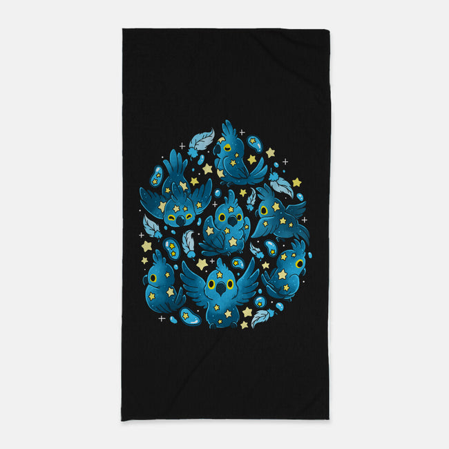 Parrot Stars-None-Beach-Towel-Vallina84