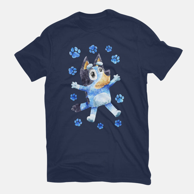 Dog Splash-Unisex-Basic-Tee-nickzzarto