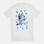 Dog Splash-Womens-Fitted-Tee-nickzzarto