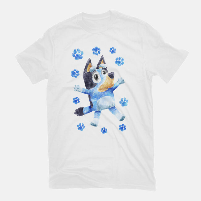 Dog Splash-Womens-Basic-Tee-nickzzarto