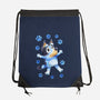 Dog Splash-None-Drawstring-Bag-nickzzarto