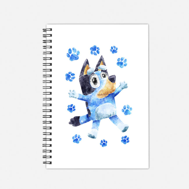 Dog Splash-None-Dot Grid-Notebook-nickzzarto