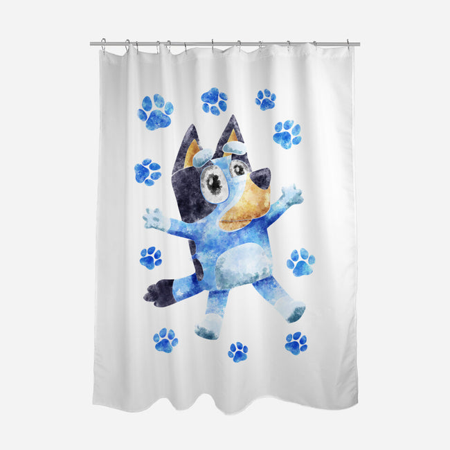 Dog Splash-None-Polyester-Shower Curtain-nickzzarto
