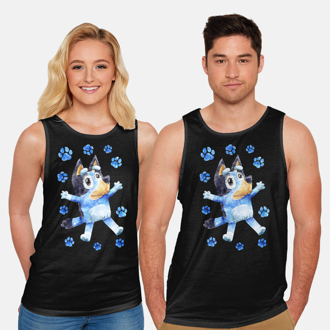 Dog Splash-Unisex-Basic-Tank-nickzzarto