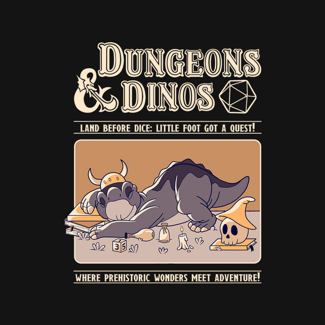 Dungeons & Dinos-Womens-Off Shoulder-Tee-leepianti