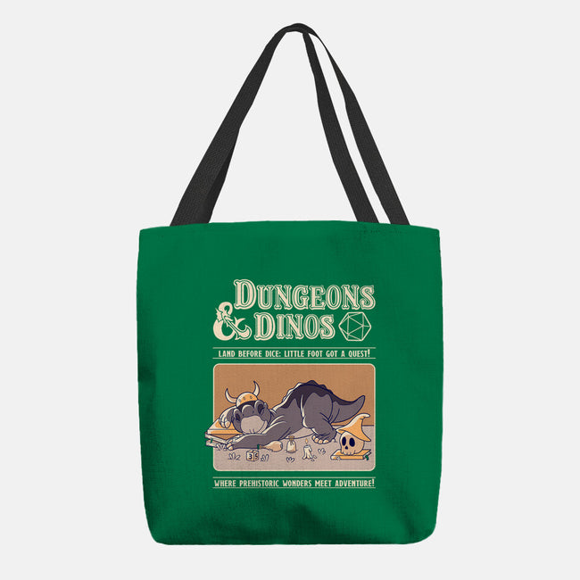 Dungeons & Dinos-None-Basic Tote-Bag-leepianti