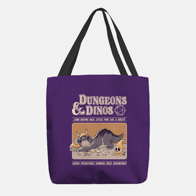 Dungeons & Dinos-None-Basic Tote-Bag-leepianti