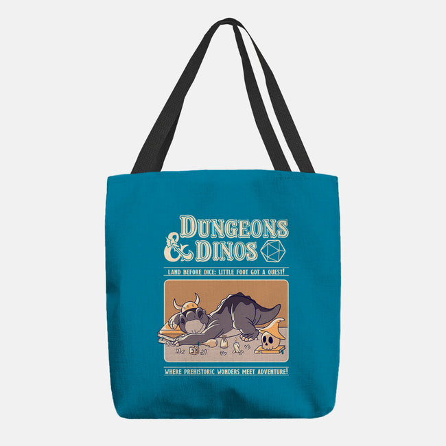 Dungeons & Dinos-None-Basic Tote-Bag-leepianti