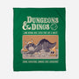 Dungeons & Dinos-None-Fleece-Blanket-leepianti