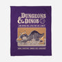 Dungeons & Dinos-None-Fleece-Blanket-leepianti