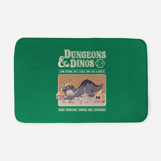 Dungeons & Dinos-None-Memory Foam-Bath Mat-leepianti