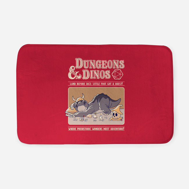 Dungeons & Dinos-None-Memory Foam-Bath Mat-leepianti