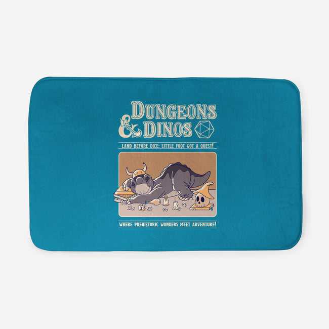 Dungeons & Dinos-None-Memory Foam-Bath Mat-leepianti