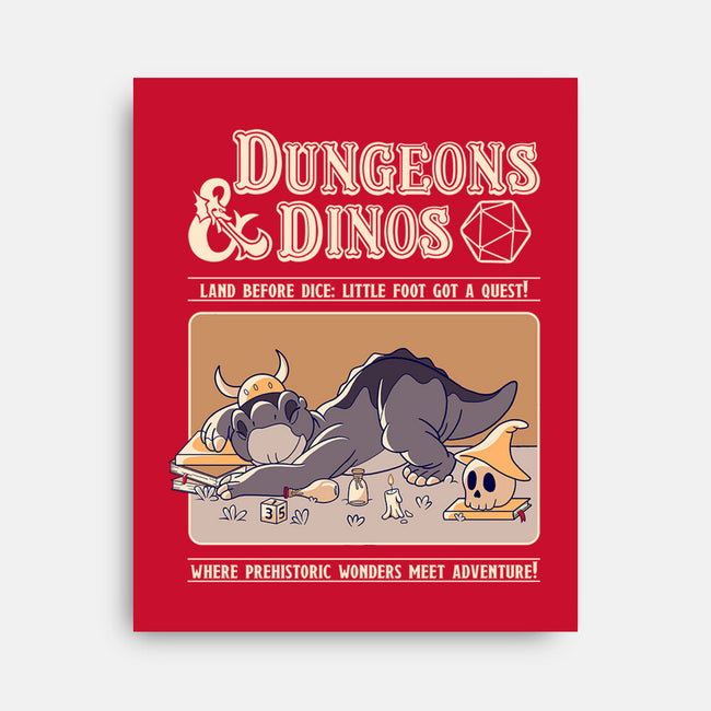 Dungeons & Dinos-None-Stretched-Canvas-leepianti