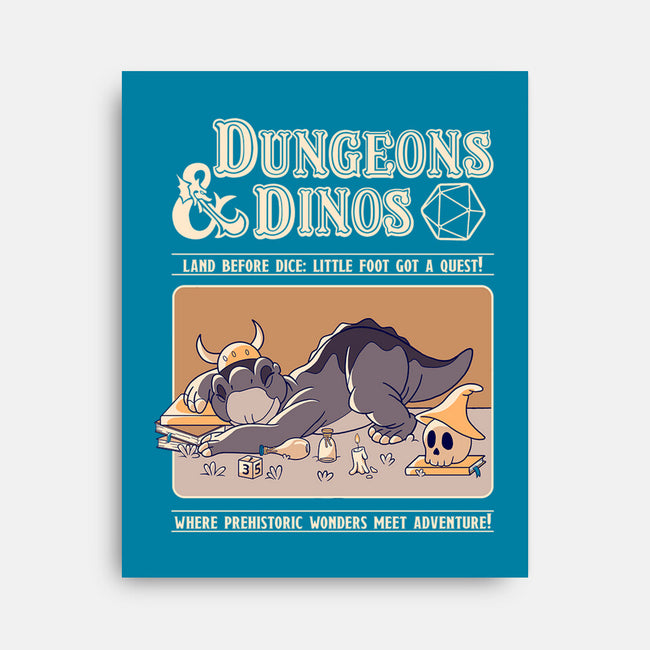 Dungeons & Dinos-None-Stretched-Canvas-leepianti