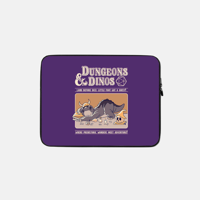 Dungeons & Dinos-None-Zippered-Laptop Sleeve-leepianti