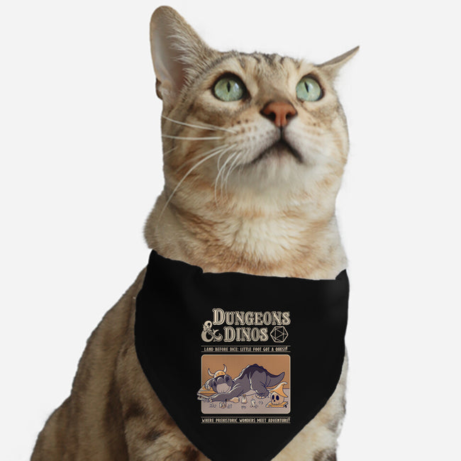 Dungeons & Dinos-Cat-Adjustable-Pet Collar-leepianti