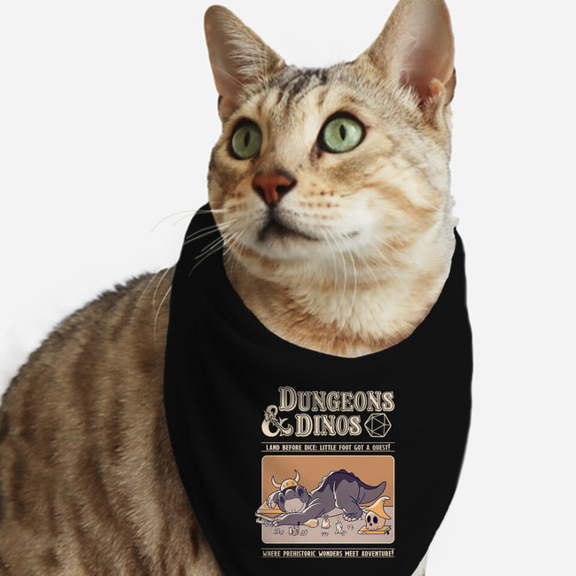 Dungeons & Dinos-Cat-Bandana-Pet Collar-leepianti