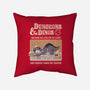 Dungeons & Dinos-None-Non-Removable Cover w Insert-Throw Pillow-leepianti