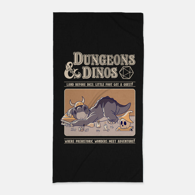 Dungeons & Dinos-None-Beach-Towel-leepianti