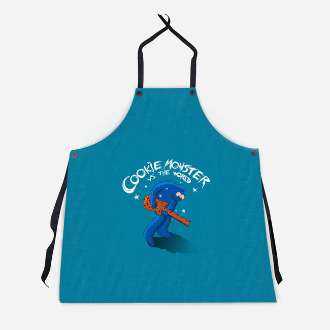 Cookie Vs The World-Unisex-Kitchen-Apron-leepianti