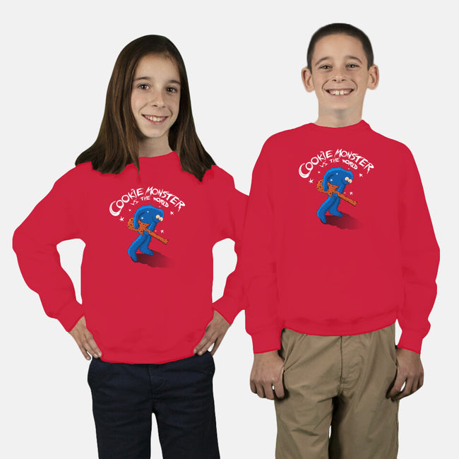 Cookie Vs The World-Youth-Crew Neck-Sweatshirt-leepianti