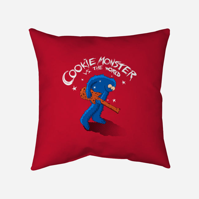 Cookie Vs The World-None-Removable Cover-Throw Pillow-leepianti