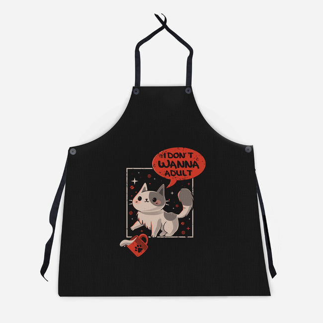 I Don't Wanna Adult-Unisex-Kitchen-Apron-erion_designs