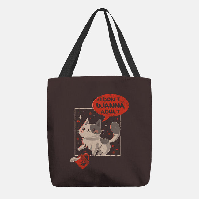 I Don't Wanna Adult-None-Basic Tote-Bag-erion_designs