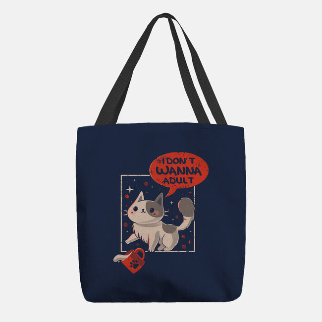 I Don't Wanna Adult-None-Basic Tote-Bag-erion_designs