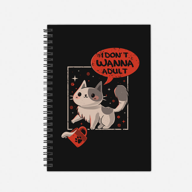 I Don't Wanna Adult-None-Dot Grid-Notebook-erion_designs