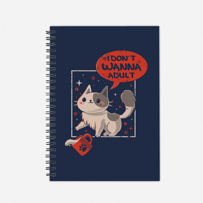 I Don't Wanna Adult-None-Dot Grid-Notebook-erion_designs