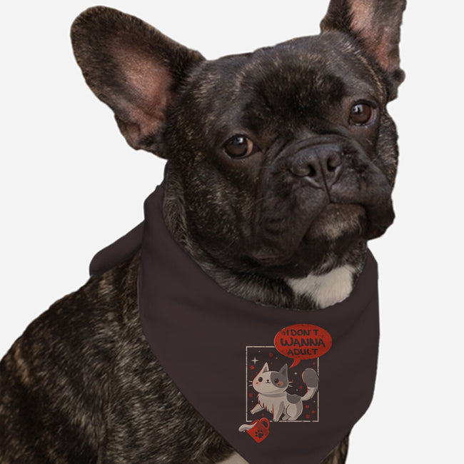 I Don't Wanna Adult-Dog-Bandana-Pet Collar-erion_designs