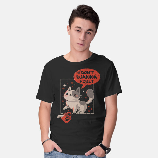 I Don't Wanna Adult-Mens-Basic-Tee-erion_designs