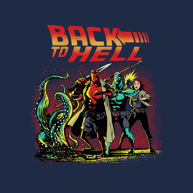 Back To Hell-Womens-Fitted-Tee-zascanauta