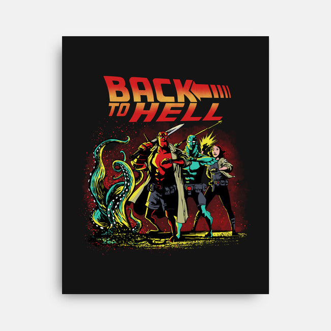 Back To Hell-None-Stretched-Canvas-zascanauta