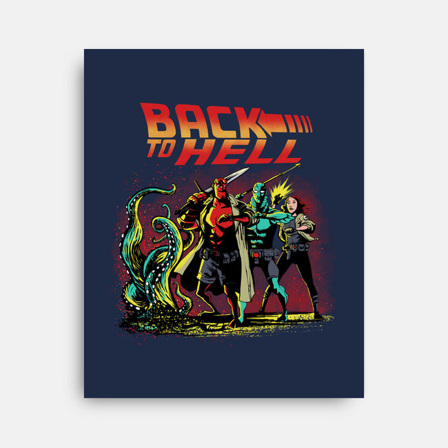 Back To Hell-None-Stretched-Canvas-zascanauta