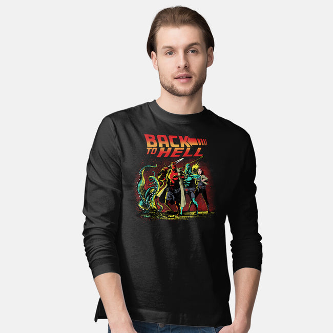 Back To Hell-Mens-Long Sleeved-Tee-zascanauta