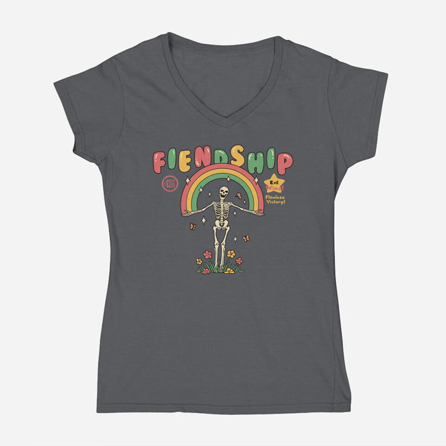 Fiendship-Womens-V-Neck-Tee-vp021