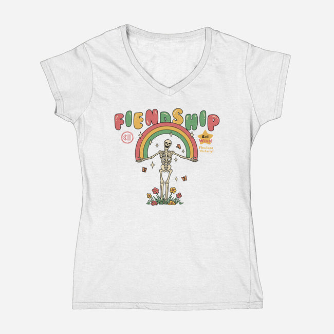 Fiendship-Womens-V-Neck-Tee-vp021