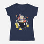 Bomberamen-Womens-V-Neck-Tee-Tri haryadi