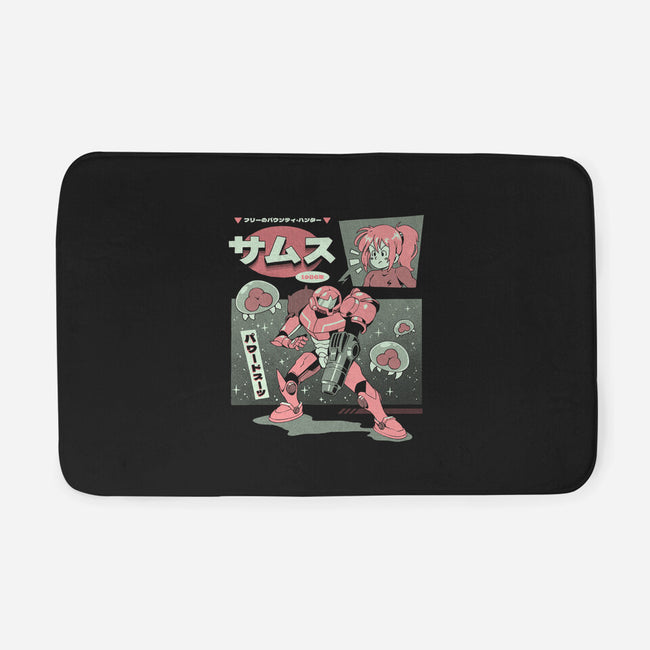 Bounty Hunter From Space-None-Memory Foam-Bath Mat-ilustrata