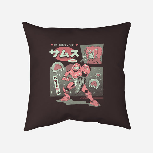 Bounty Hunter From Space-None-Removable Cover w Insert-Throw Pillow-ilustrata