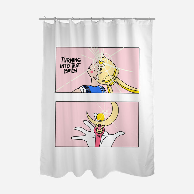 That Girl-None-Polyester-Shower Curtain-Rydro