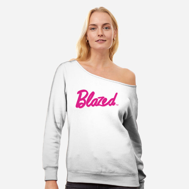 Blazed-Womens-Off Shoulder-Sweatshirt-Rydro