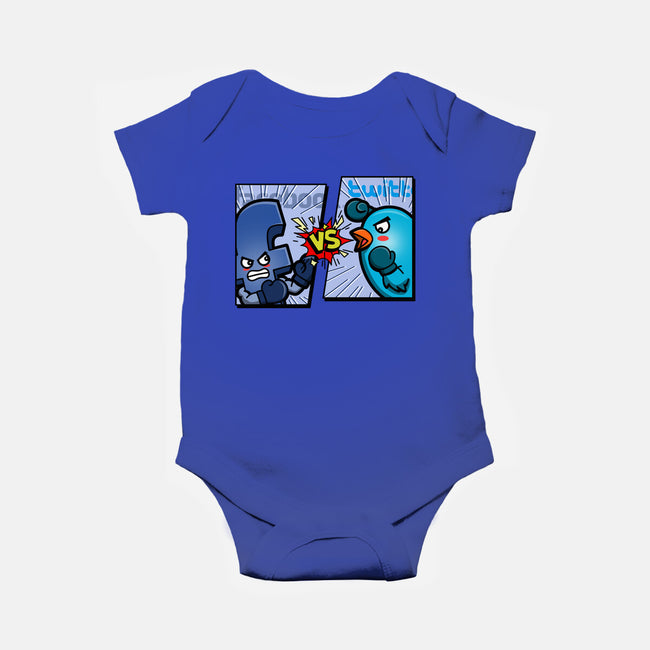 Big Tech Cage Match-Baby-Basic-Onesie-Boggs Nicolas