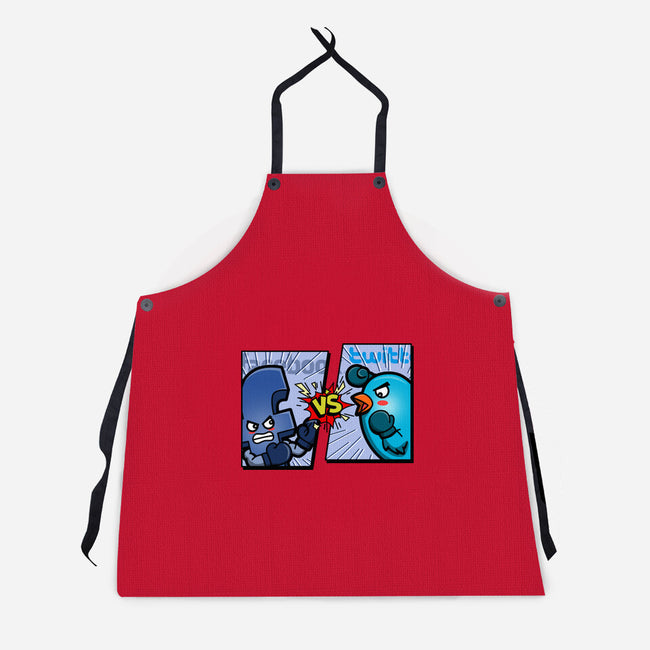 Big Tech Cage Match-Unisex-Kitchen-Apron-Boggs Nicolas