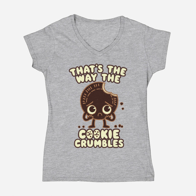 Adorable Sweetness-Womens-V-Neck-Tee-Weird & Punderful