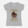 Adorable Sweetness-Womens-V-Neck-Tee-Weird & Punderful